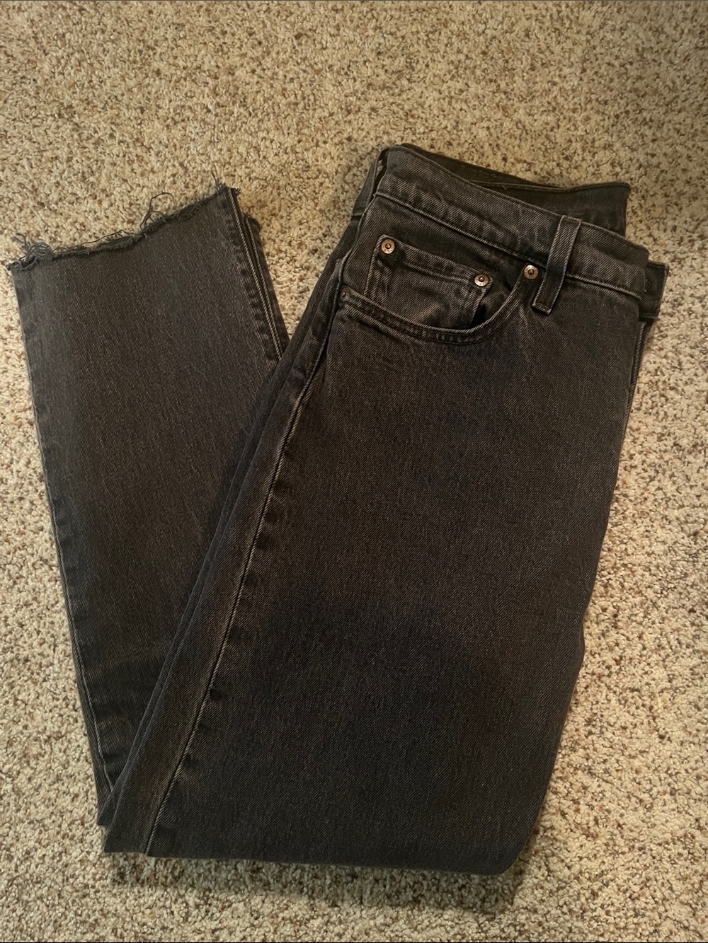 Levi's Black Straight-Leg Jeans - Picture 2 of 4
